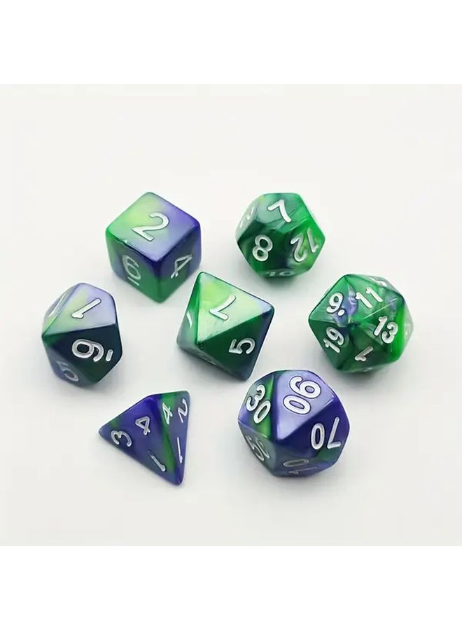 14 Pieces Orange Yellow Acrylic Dice Set For Halloween Thanksgiving Party Games Lightweight And Easy To Carry - Image 4