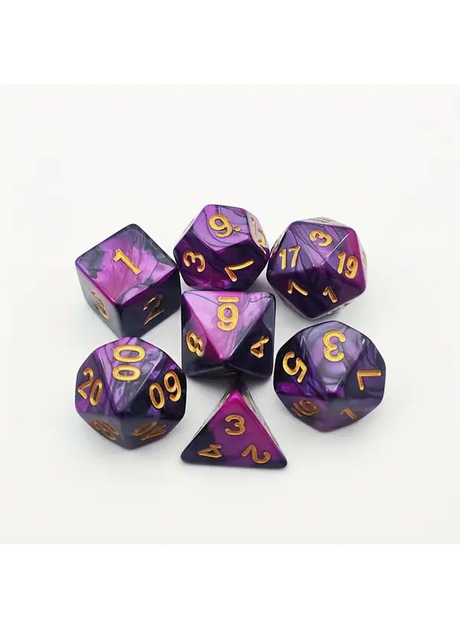 14 Pieces Orange Yellow Acrylic Dice Set For Halloween Thanksgiving Party Games Lightweight And Easy To Carry - Image 5