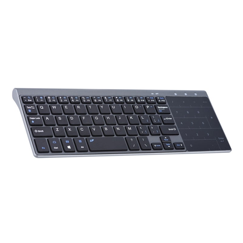 2.4Ghz Wireless Keyboard: Mini Compact Size, Reliable Plug-and-Play Connection, Sensitive Switchable Touchpad - Power Saving Design Universal Compatible Keyboard for PC, Notebook, TV Box - Image 3
