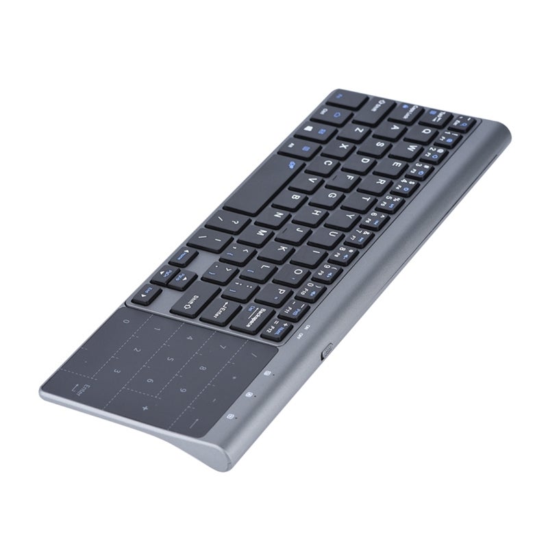 2.4Ghz Wireless Keyboard: Mini Compact Size, Reliable Plug-and-Play Connection, Sensitive Switchable Touchpad - Power Saving Design Universal Compatible Keyboard for PC, Notebook, TV Box - Image 5
