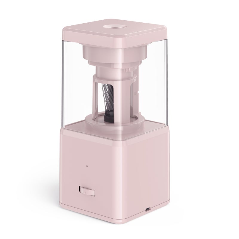 Electric Pencil Sharpener: Pink, 2000mAh Battery, 5-Second Fast Sharpening - Auto-Stop Auto-Eject, 3 Sharpness Settings Colored Pencil Sharpener for Home, Artists & Students - Image 1