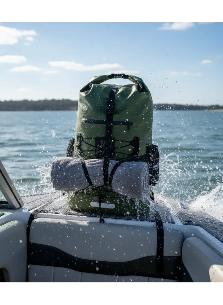 JetPilot Venture 50L waterproof bag - sage - Image 5