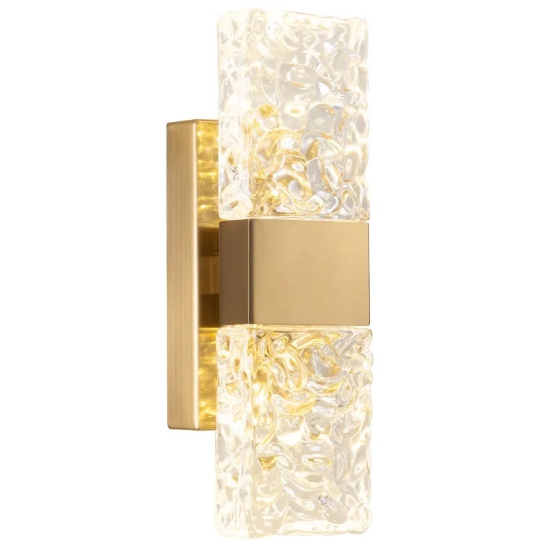 Luxury Modern Glass Rectangle Wall Lamp with LED - Image 4