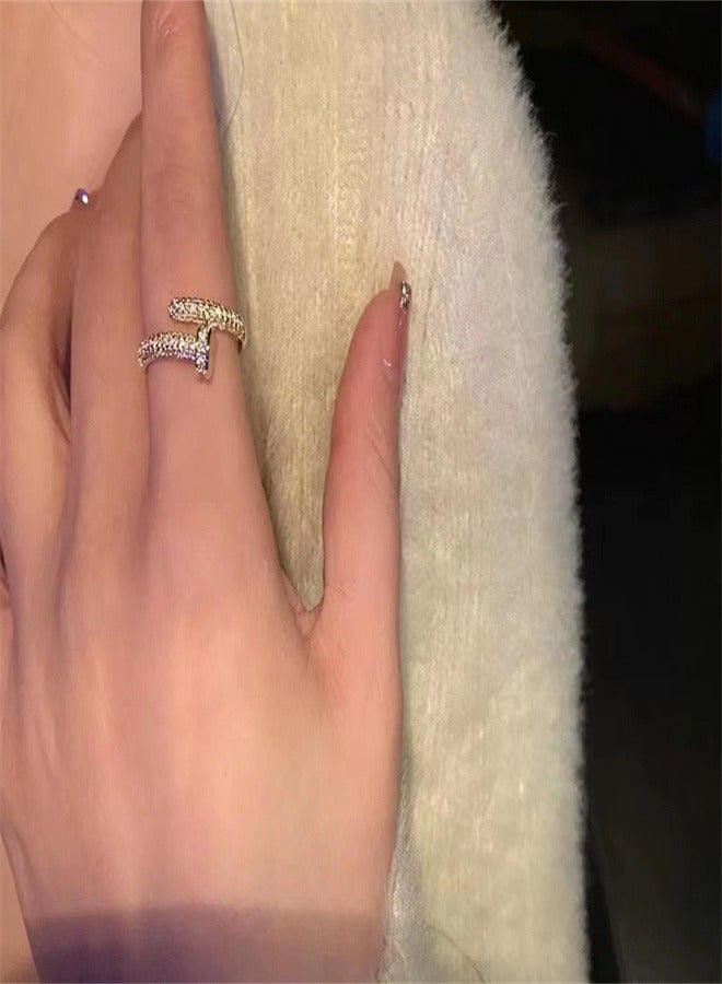 خاتم مطلي بالذهب - Image 2