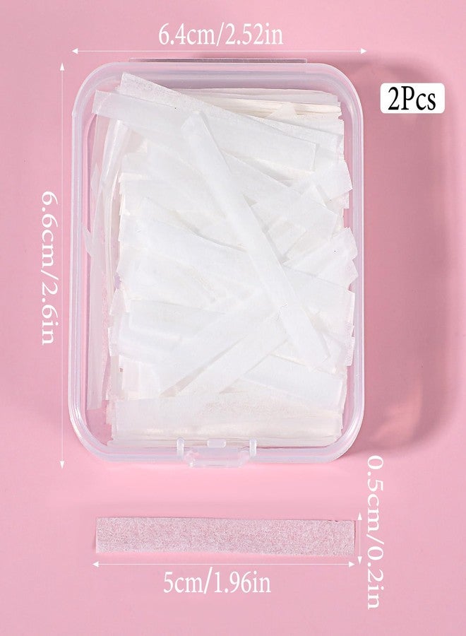 Sibba Lash Lift Paper Strips, 2000Pcs Lash Perm Paper Covers Lifting de Pestañas, Disposable Eyelash Tapes for Perfect Eyelash Perm, Preventing Lashes Pop-Up - Image 2