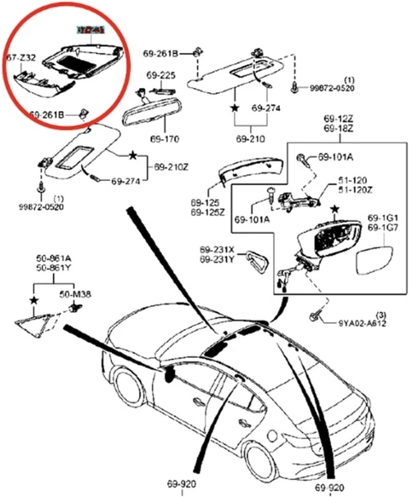 Yurefax Windshield Wiper Arm Cover for Mazda - Image 4