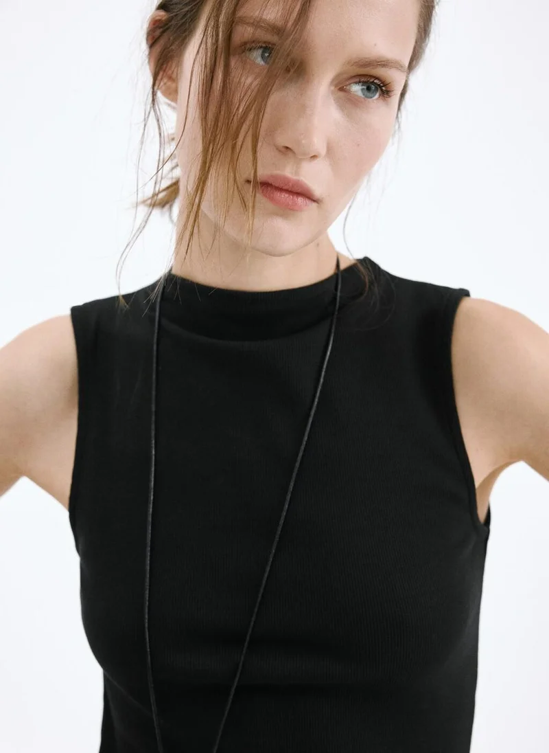 MANGO  Contrast-Bodice Dress for Women | Best Price UAE