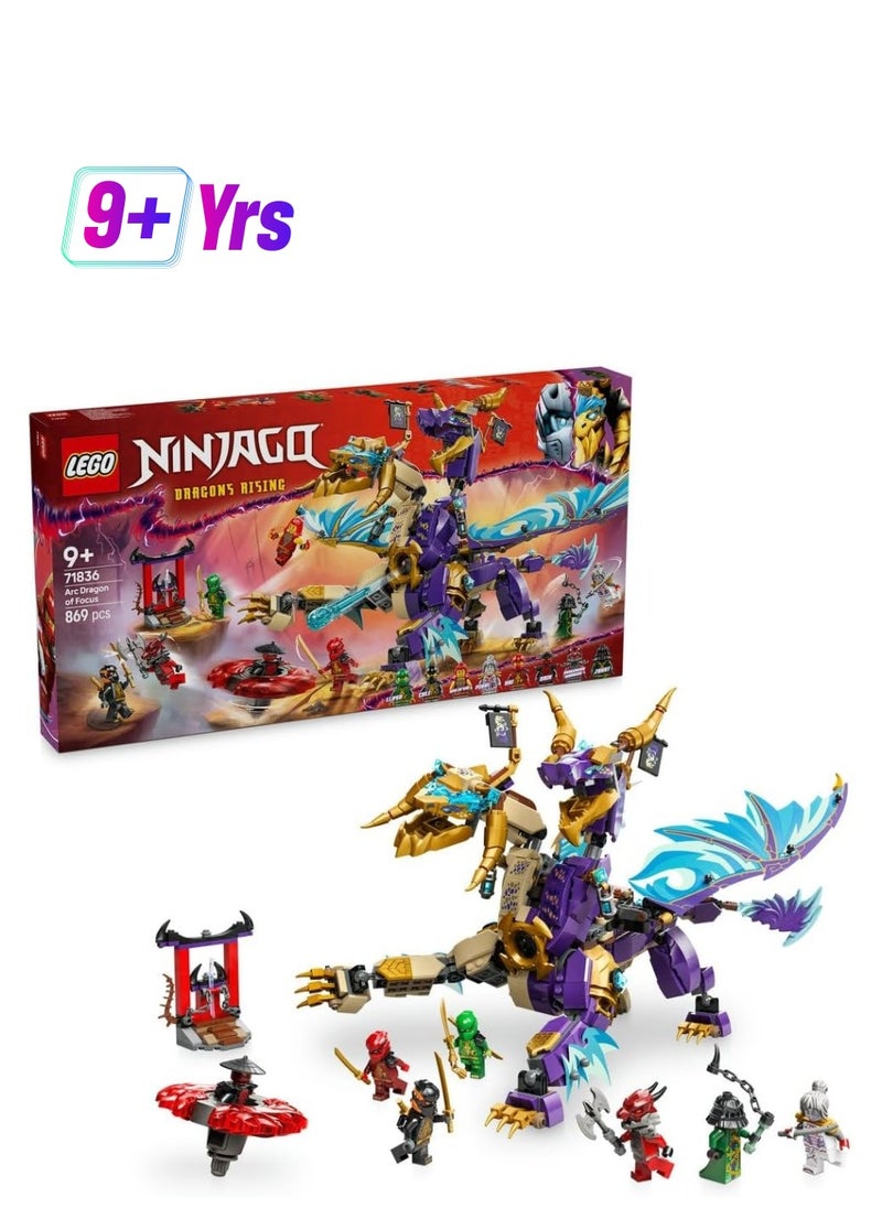 LEGO LEGO Ninjago Arc Dragon Of Focus  Building Set Toy 71836  - Image 1