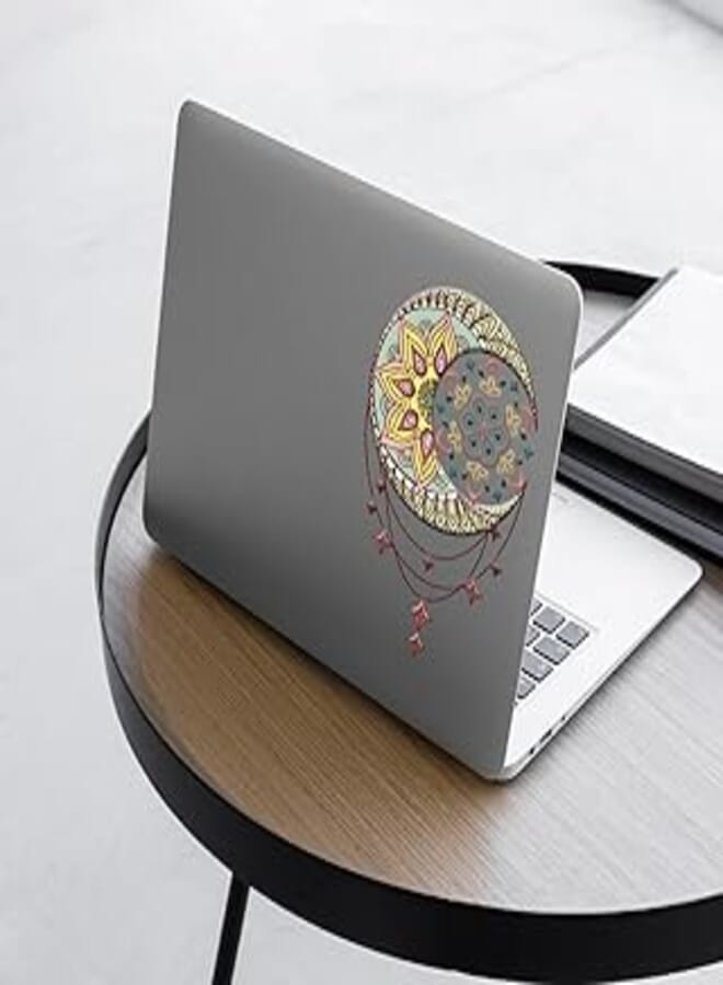 Generic Laptop skin size 15×15 on the outside and 8×7 on the inside, removable Laptop skin, Sticker multi-colored, transparent vinyl plastic sticker - 6221243349631