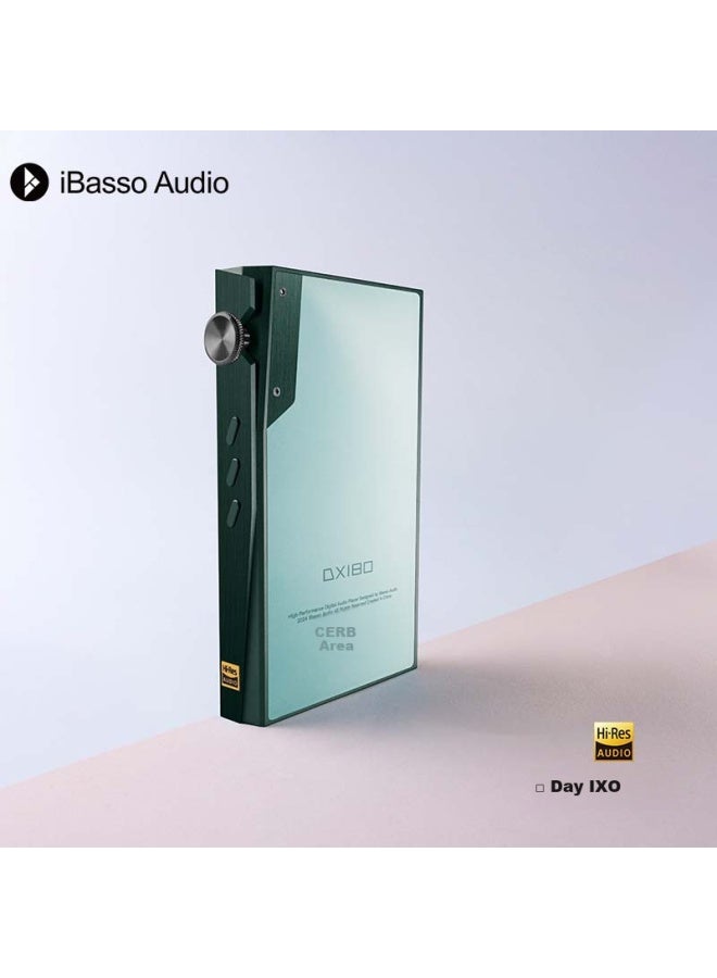 iBasso مشغل الصوتيات عالي الدقة Ibasso Dx180 بنظام أندرويد مع فك تشفير DSD ومشغل موسيقى بلا فقدان - أخضر صنوبر - Image 2