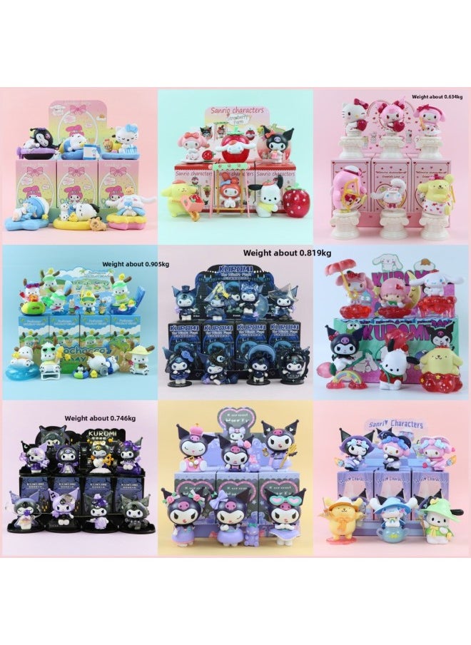 Sanrio Series Blind Box End Box Kulomipacha Dog Winnie The Bear Small Blind Box Gift Wholesale-Color:Qi Tao Tao Sanrio 7 (Bagged Blind Box)  - Image 2