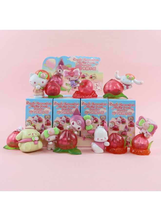 Sanrio Series Blind Box End Box Kulomipacha Dog Winnie The Bear Small Blind Box Gift Wholesale-Color:Qi Tao Tao Sanrio 7 (Bagged Blind Box)  - Image 1