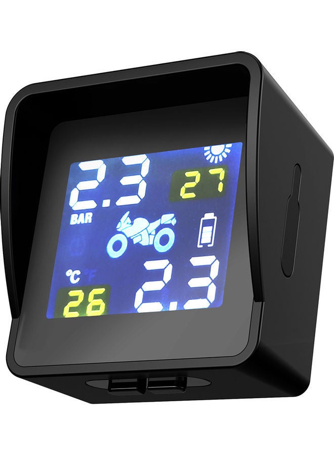 NIBEMINENT Solar Wireless Motorcycle Tire Pressure Monitoring System  - Image 1