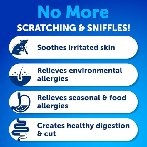 Artullano Dog Allergy Relief Chews - Itching Skin Relief for Dogs - 180 Soft Treats - Fish Oil - Omega 3 - Seasonal Allergies Pills - Skin & Coat, Anti Itch,Hot Spots Treatment - Canine Immune Health Supplement - Image 2