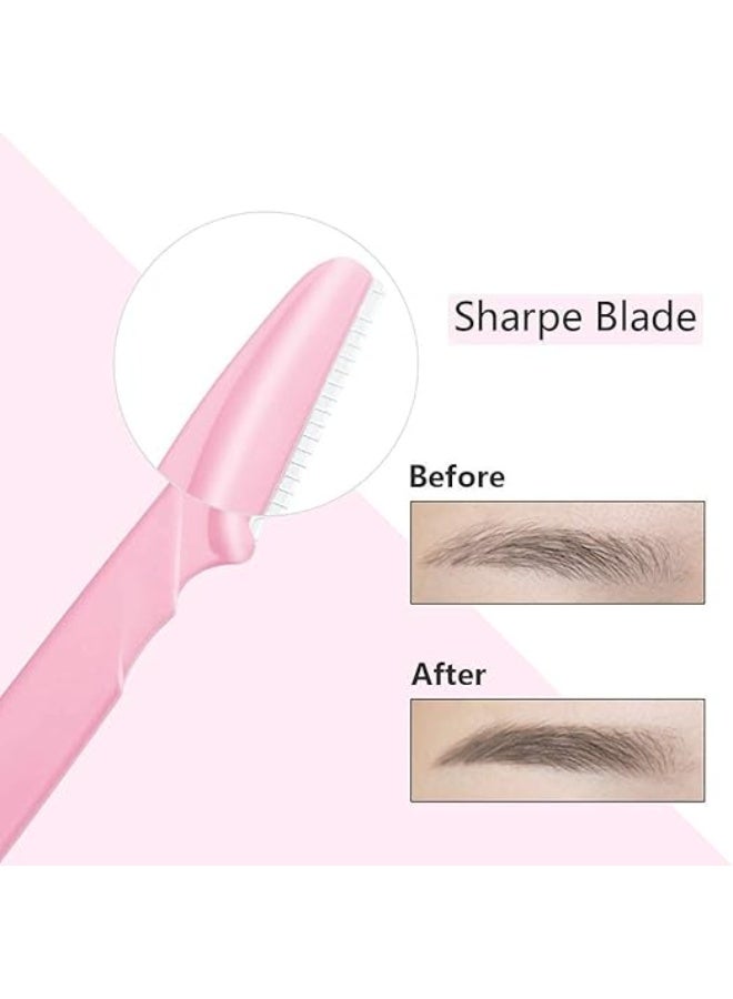 Tinkle Tinkle Face and Eyebrow Razor for Women, Quick and Easy Facial Hair Removal at Home - 5 Packs - Image 3