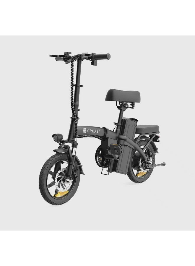 CRONY A5F Compact Electric Bike 14 Inch Foldable E Bike 350W Motor Commuter City Travel - Image 4