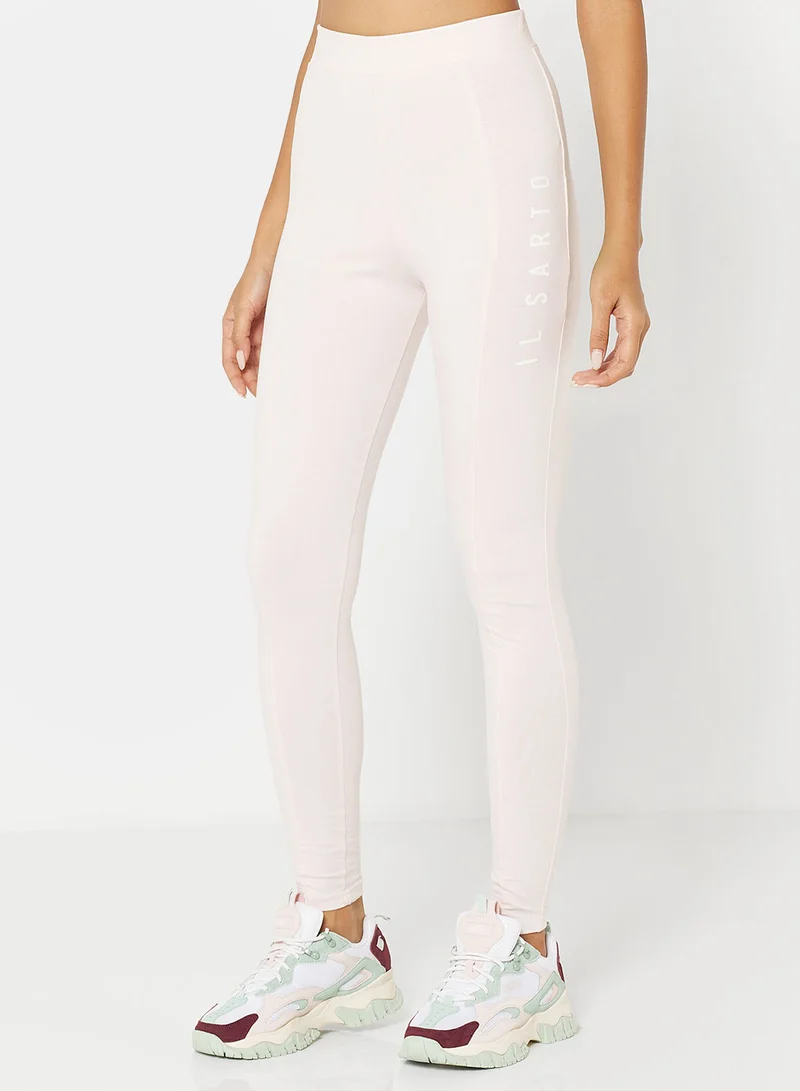 إيل سارتو Logo Seam Detail Leggings