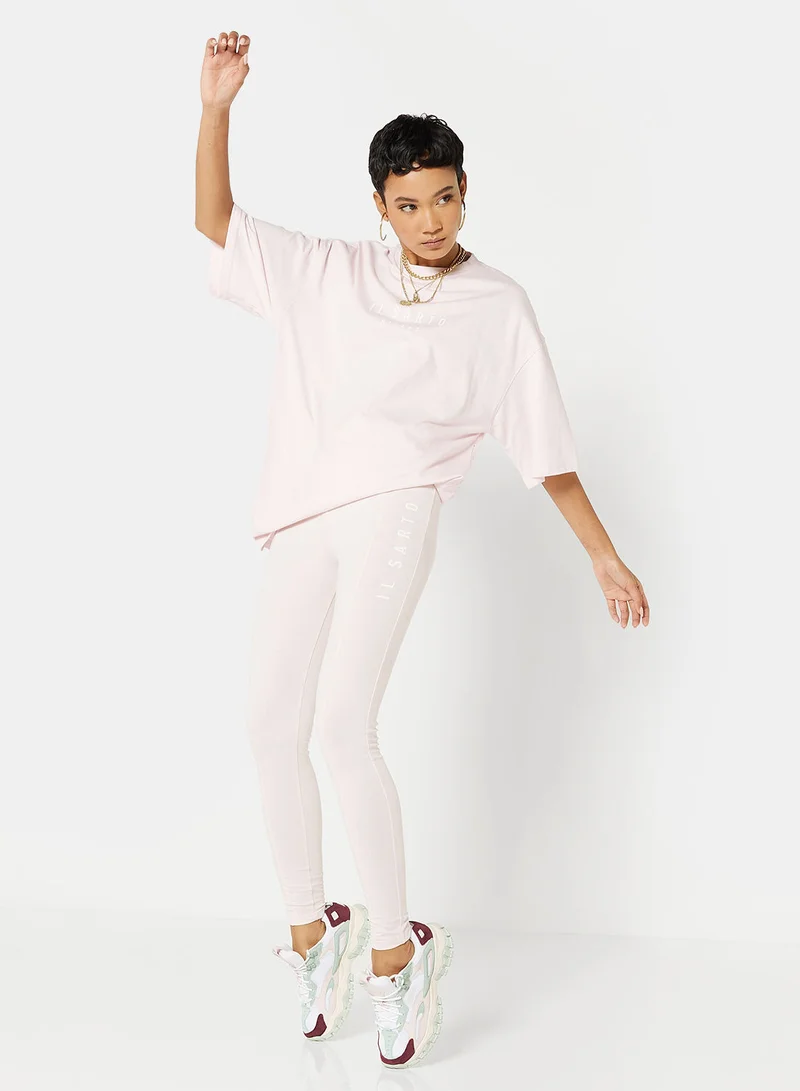 IL SARTO Logo Seam Detail Leggings