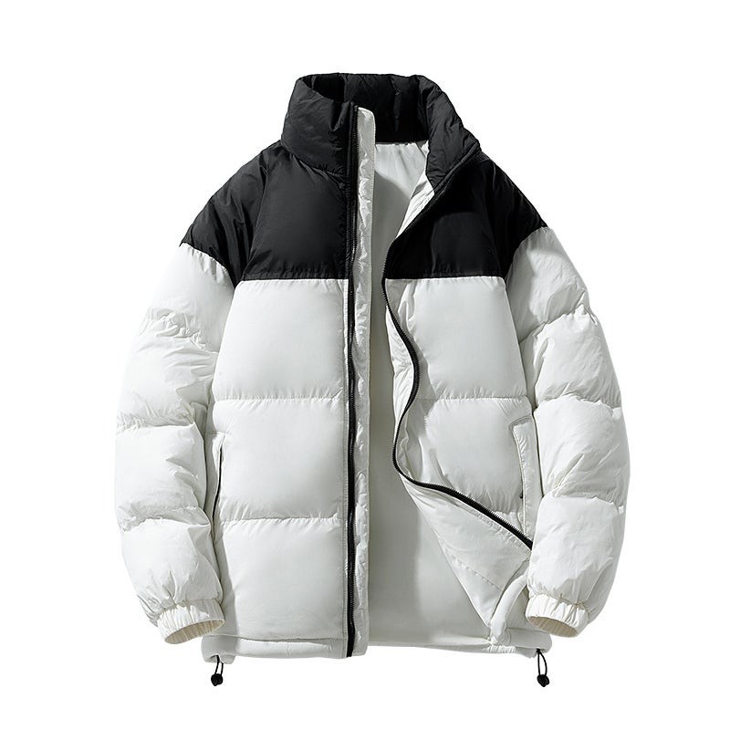 Autumn Winter Warm Couple Cotton Jacket Black (Unisex)  - Image 2