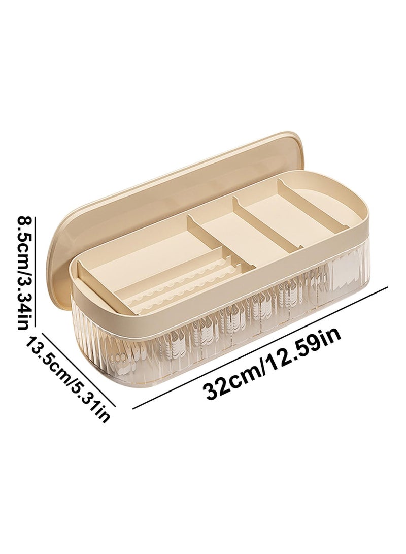 Excefore Data Cable Storage Box, Waterproof Charger Cord Organizer Box with Lid, Electronic Plugs Container Case, Dustproof Travel Cable Organizer Bags, Electric Power Charging Cable Drawers for Winder Wires - Image 5