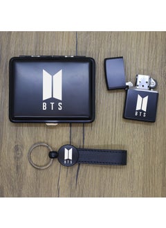 Ada Lazer Laser Personalized Bts Metal Plate, Zippo Lighter And Keychain Set  - Image 1