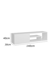 Generic Modern TV unit - height 40 cm - width 140 cm - depth 30 cm, from Furniture Store.  - Image 4