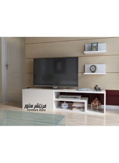 Generic Modern TV unit - height 40 cm - width 140 cm - depth 30 cm, from Furniture Store.  - Image 1