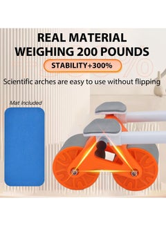 BORTONY Ab Roller Wheel with Timer Ab Abdominal Exercise Wheel Workout Equipment Universal Male and Female Elbow Support Automatic Rebound  - Image 4