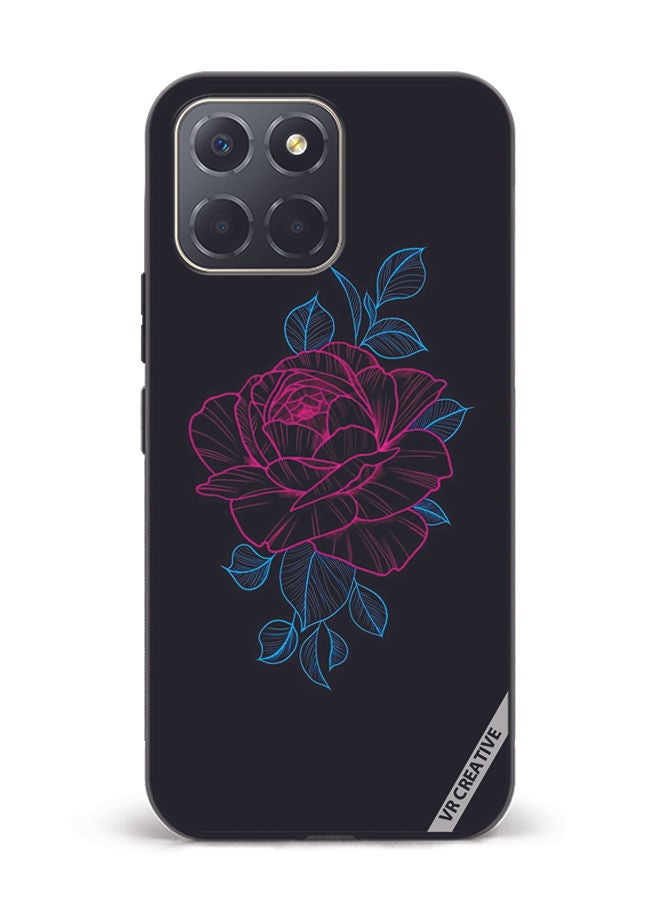 VR CREATIVE Protective Case Cover For Honor X6 Rose Design Multicolour - Image 1