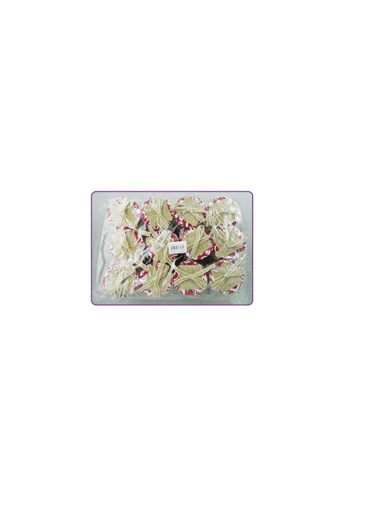 AL QADAH Candy Box W/Jute Wrap.6x7.5Cm12Pcs Pkt  - Image 3