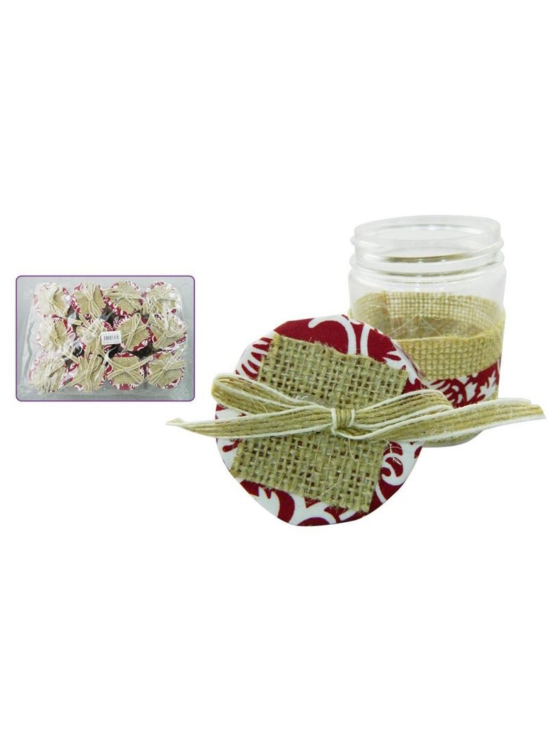 AL QADAH Candy Box W/Jute Wrap.6x7.5Cm12Pcs Pkt  - Image 2
