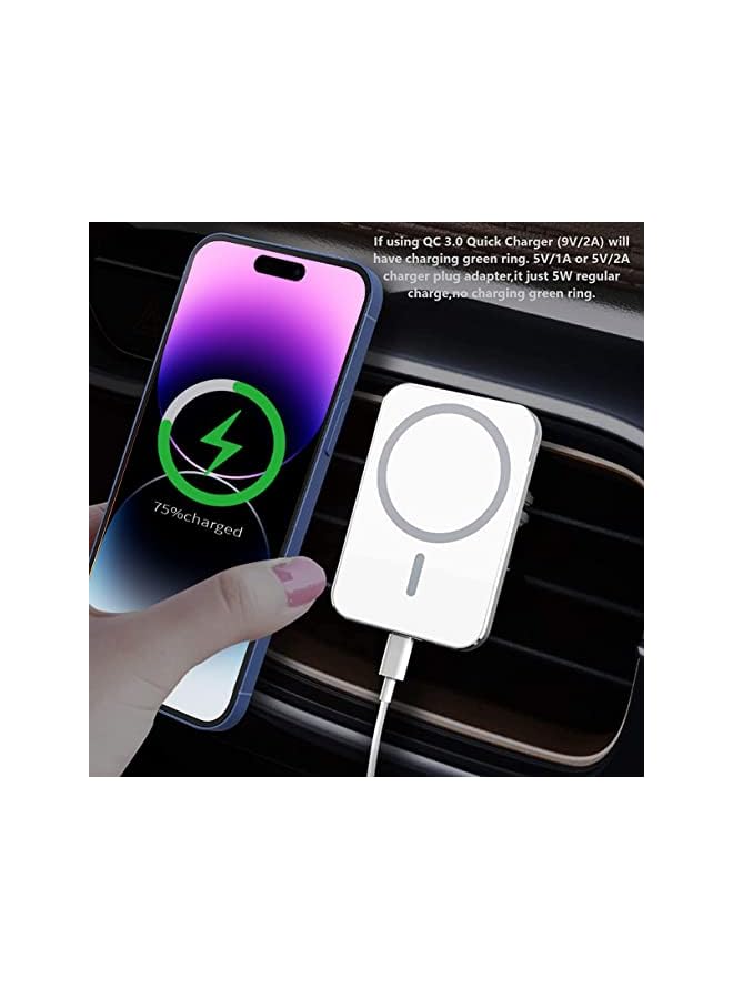 PROMASS Car Mount Wireless Charger for iPhone 14/iPhone 13/13 Pro/12 Pro/Pro Max/Mini,Magnet Phone Holder Stand 15W Fast Charging Car Mount Wireless Charger Support  - Image 3