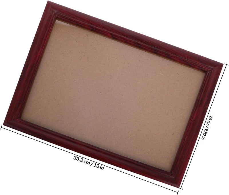 إطار شهادة SEWACC مقاس A4 (21×29.7 سم) إطار دبلوم خشبي مع مثبت حائط لشهادات الجامعة وتراخيص الزواج، تشطيب خشب أحمر - Image 2