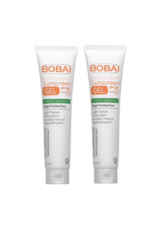 bobai Sunscreen Hydrocare SPF 50 Gel 60 Gm 1+1 - Image 1