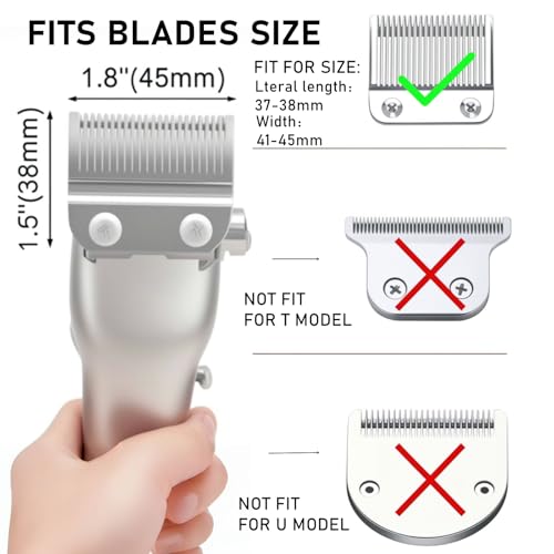 Pdtwq Compatible with Wahl Clipper Guards Set,10Pack Professional Hair Clipper Guards Fits for Most Wahl Clippers,Multi Color Coded Clippers Guide Comb,Cutting Length From 1/16'' to 1''. - Image 3