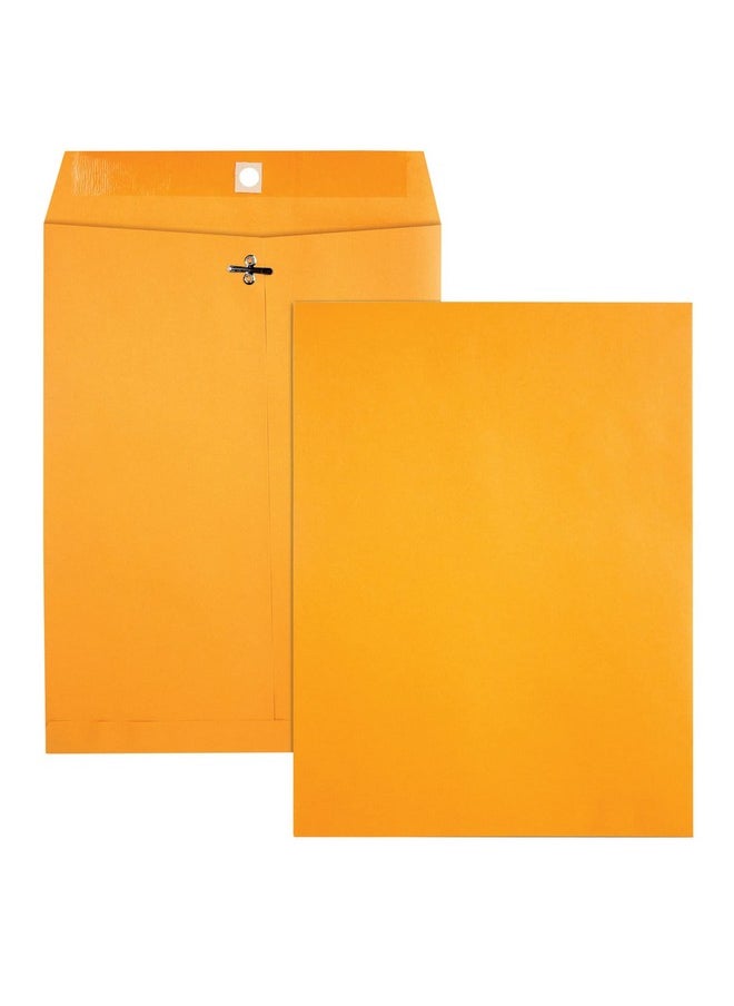 Office Depot (R) Clasp #97 Envelopes, 10In. X 13In., 28 Lb., Brown Kraft, Box Of 100  - Image 1