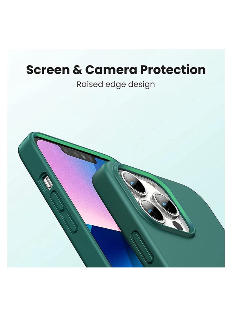 ELTRAZONE Silicone Protective Case Compatible with iPhone 14 Pro Max Soft Liquid Gel Rubber Cover Shockproof Bumper Anti-Scratch Anti-Fingerprint Anti-Drop Slim Cover for iPhone (for iPhone 14 Pro Max) - Image 2