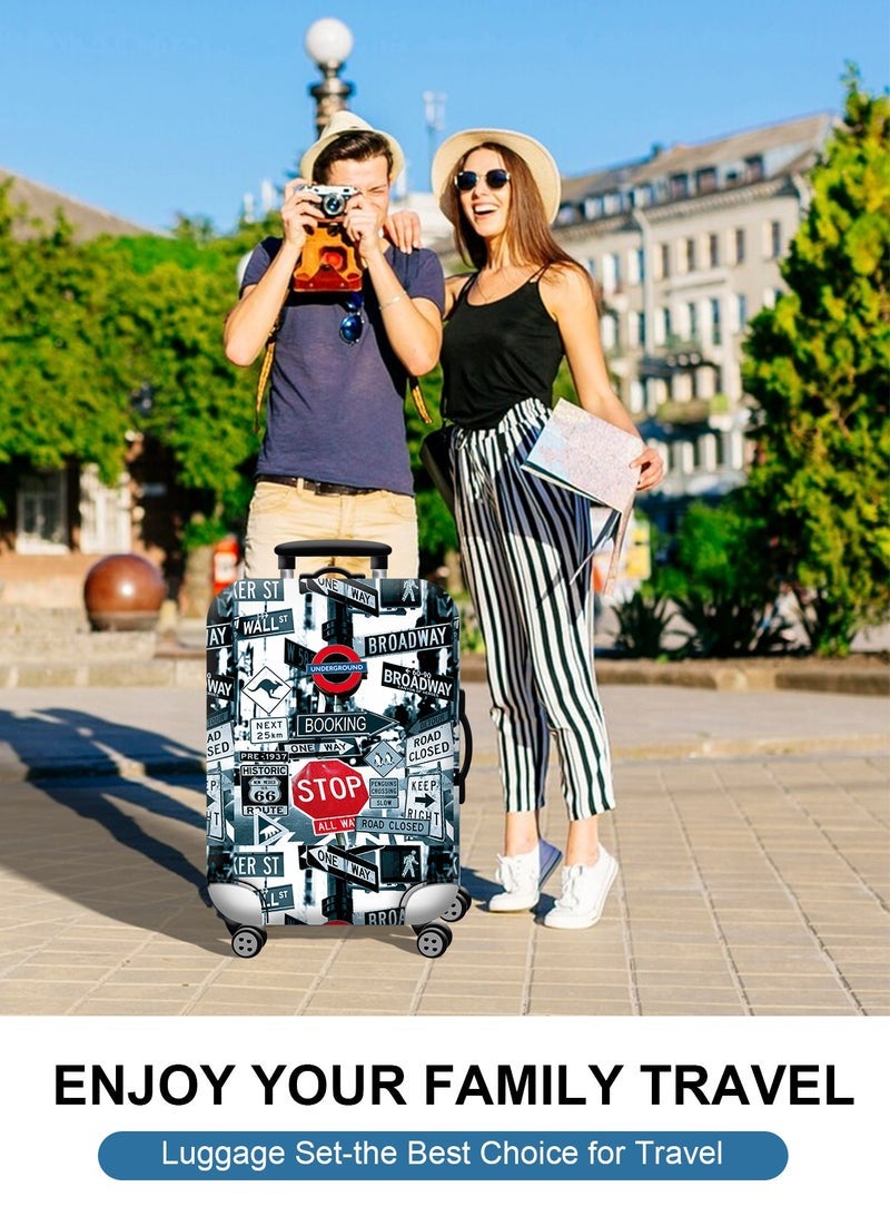 URbazaar Elastic Travel Luggage Cover Travel Suitcase Protective Cover for Trunk Case Apply to 18-30 inch luggage Suitcase Cover - Image 2