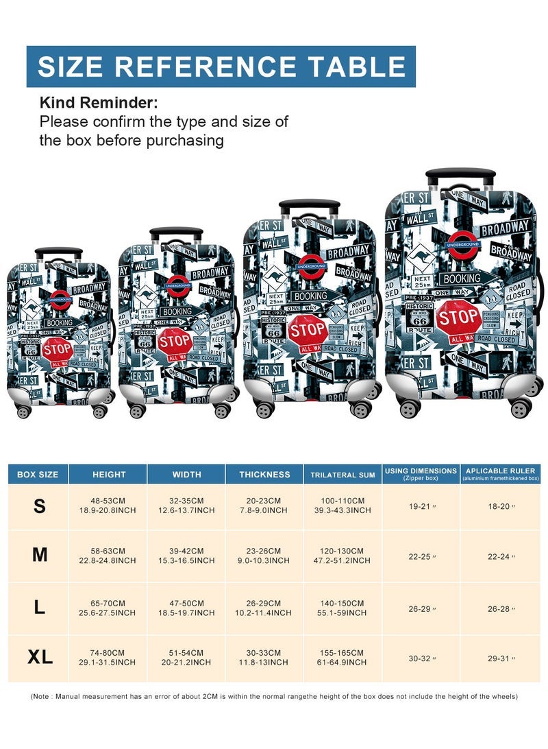 URbazaar Elastic Travel Luggage Cover Travel Suitcase Protective Cover for Trunk Case Apply to 18-30 inch luggage Suitcase Cover - Image 4