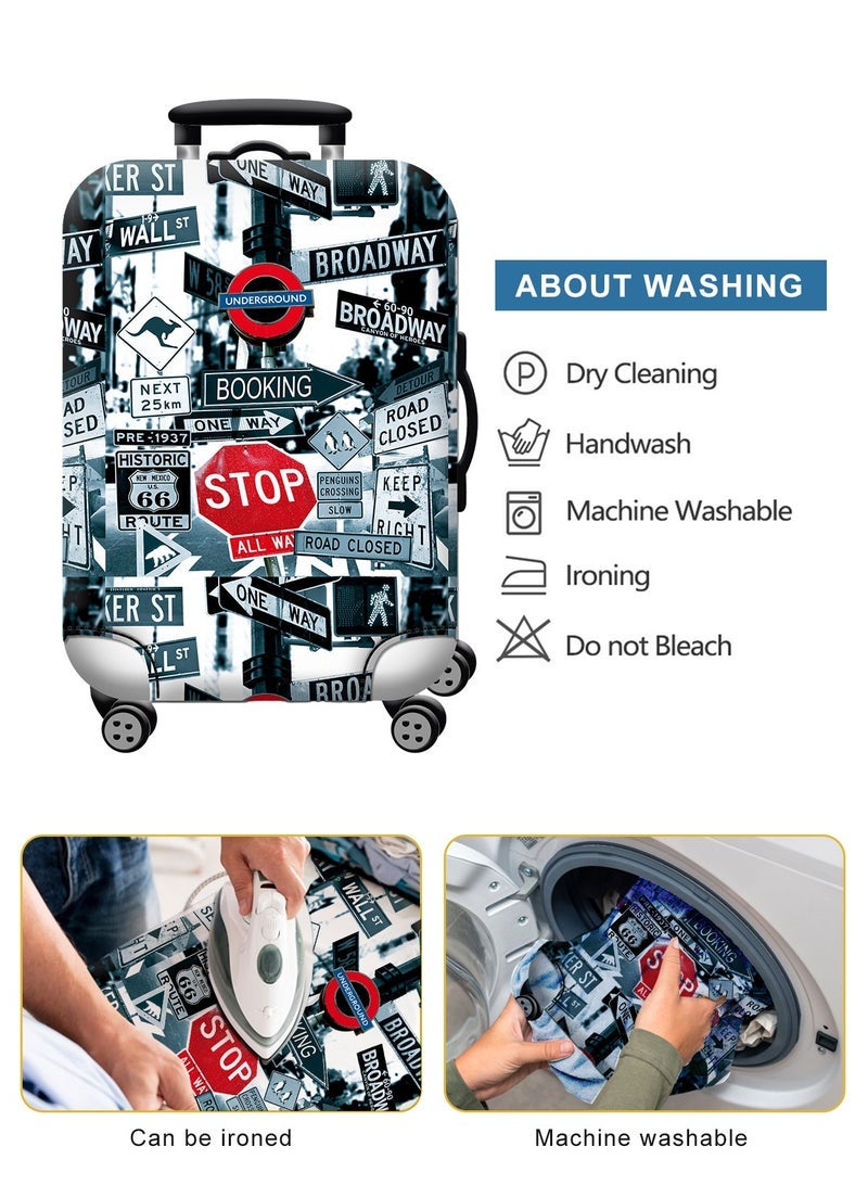 URbazaar Elastic Travel Luggage Cover Travel Suitcase Protective Cover for Trunk Case Apply to 18-30 inch luggage Suitcase Cover - Image 3