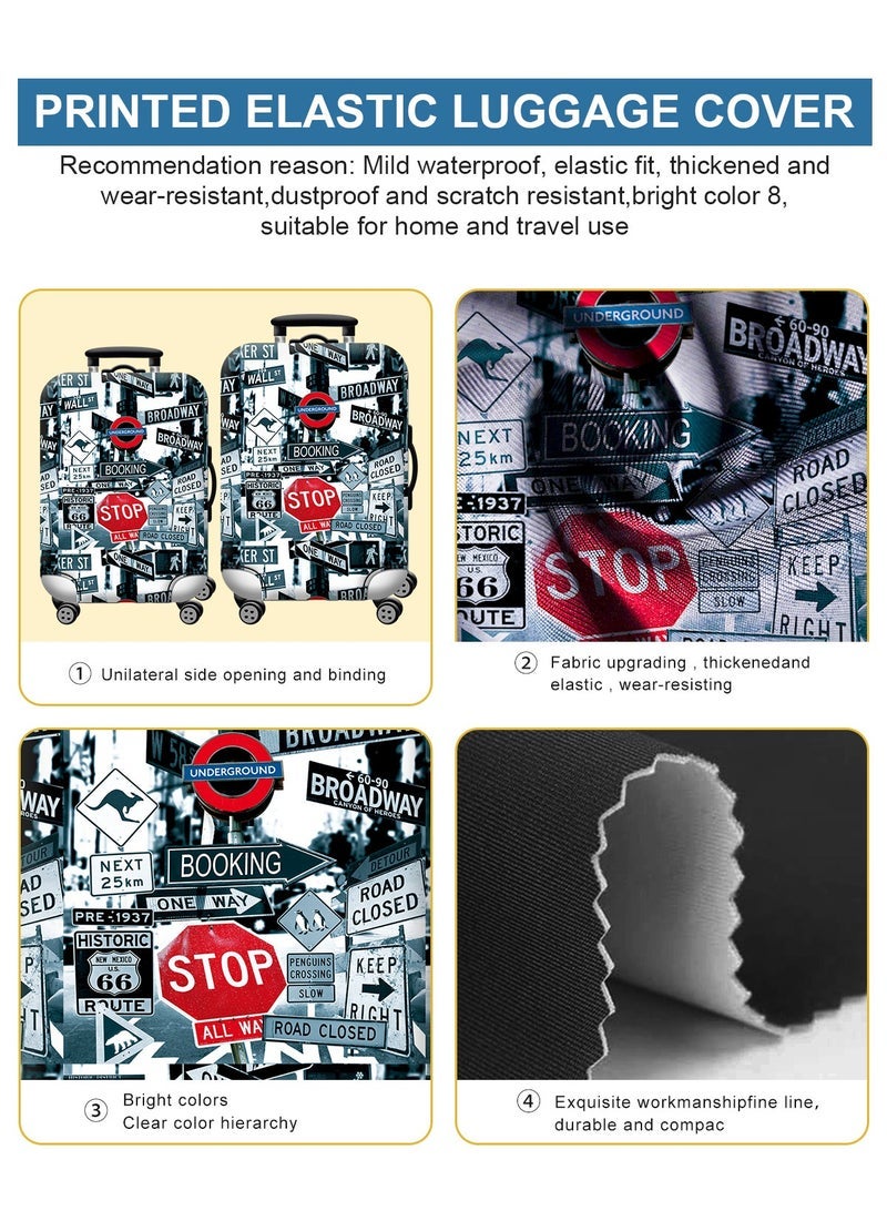 URbazaar Elastic Travel Luggage Cover Travel Suitcase Protective Cover for Trunk Case Apply to 18-30 inch luggage Suitcase Cover - Image 5