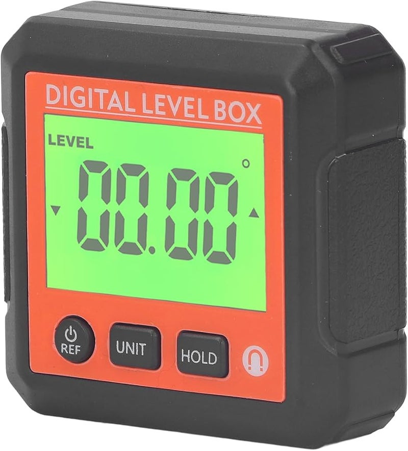 Orange Digital Level Angle Gauge High Accuracy Magnetic Inclinometer For Woodworking Construction - Image 3