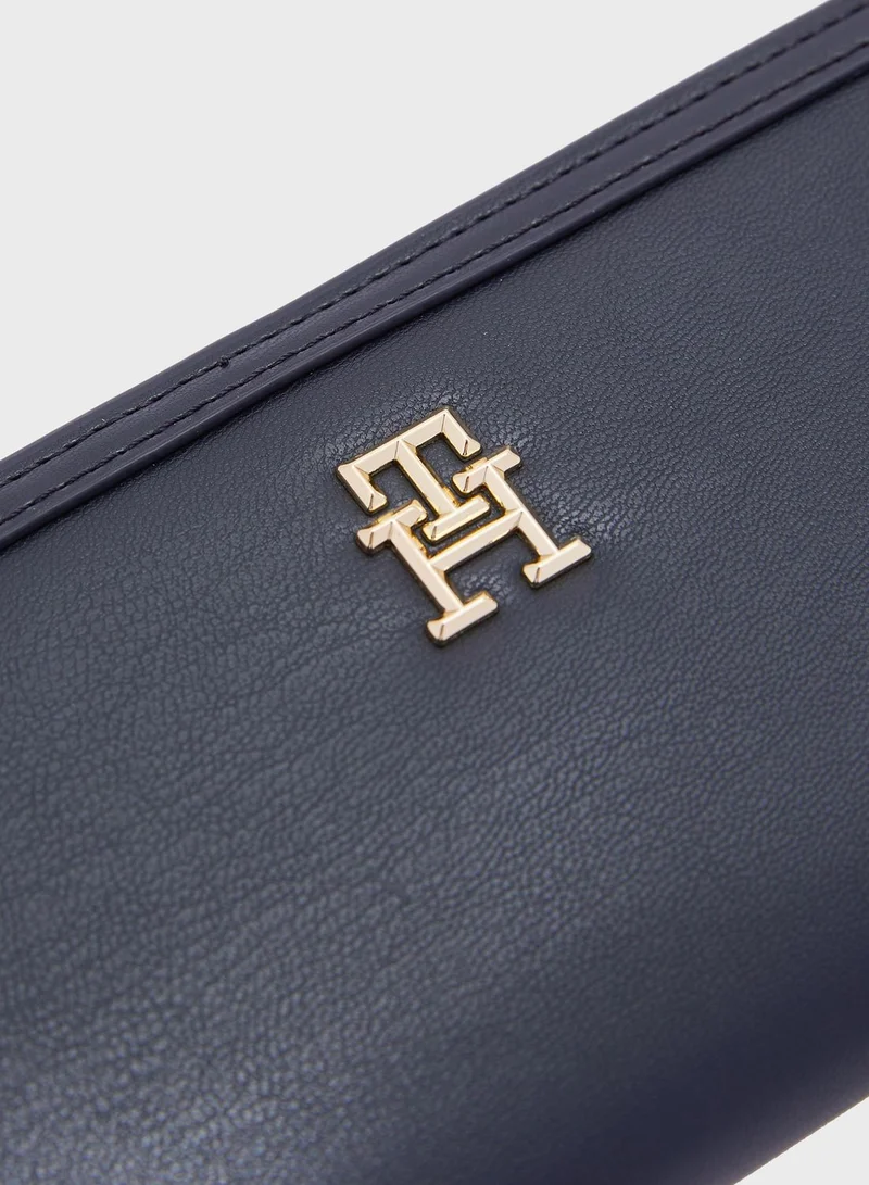 TOMMY HILFIGER Monotype Large Slim Wallet Purse