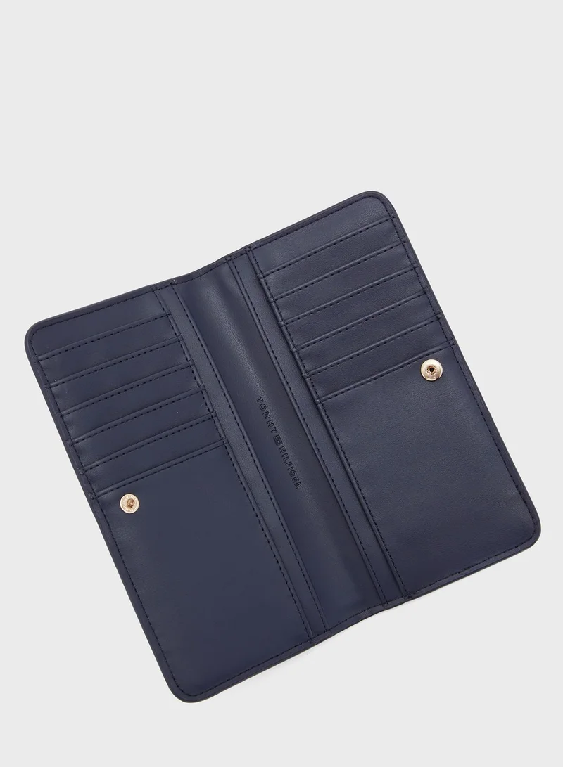TOMMY HILFIGER Monotype Large Slim Wallet Purse