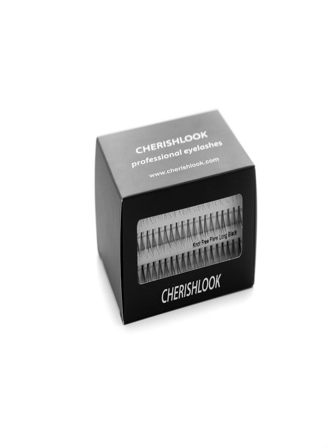 Cherishlook Professional 10packs Eyelashes - (Knot Free) Flare Black (Long) - Image 2