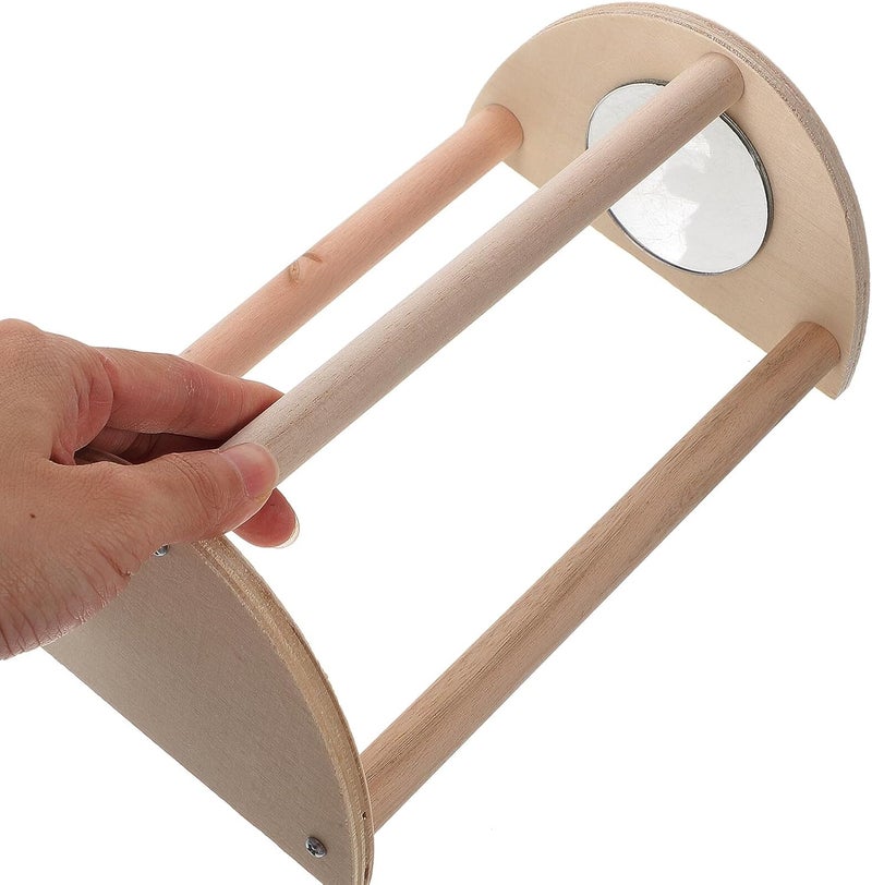 Chick Wooden Stick and Chicken Standing Perch Roosting Bar, Solid Wood Brooder Perch for Chicks, Training and Resting Support for Poultry and Domestic Birds - Image 4