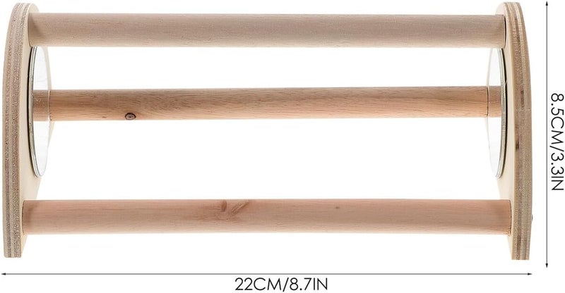 Chick Wooden Stick and Chicken Standing Perch Roosting Bar, Solid Wood Brooder Perch for Chicks, Training and Resting Support for Poultry and Domestic Birds - Image 2