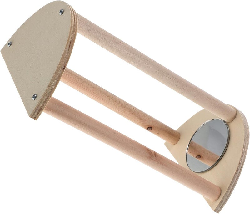 Chick Wooden Stick and Chicken Standing Perch Roosting Bar, Solid Wood Brooder Perch for Chicks, Training and Resting Support for Poultry and Domestic Birds - Image 1
