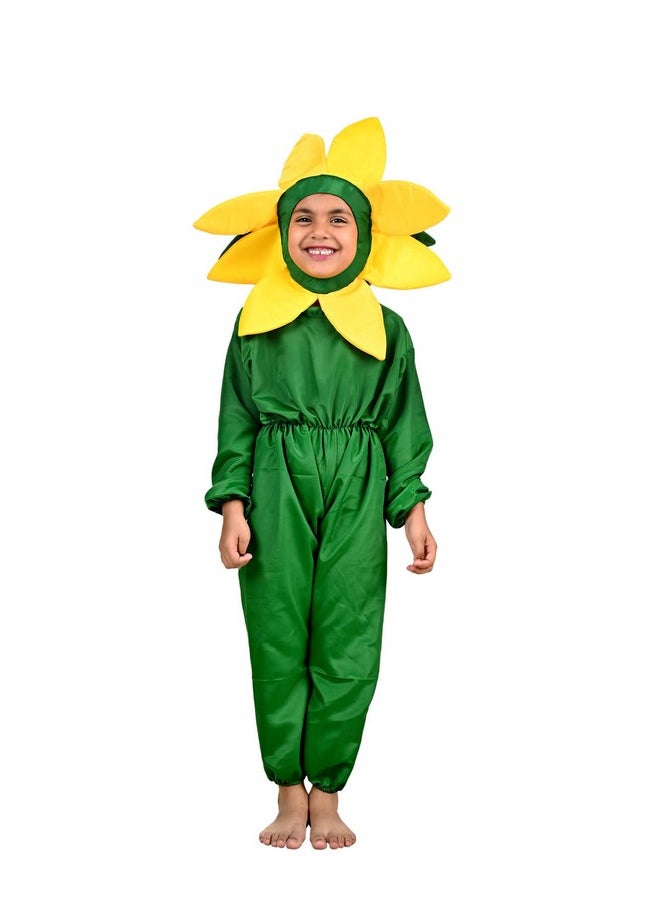 BookMyCostume BookMyCostume Yellow Flower Kids Fancy Dress Costume 2-3 years  - Image 1