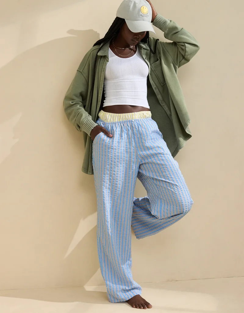 Aerie Seersucker Pajama Pant